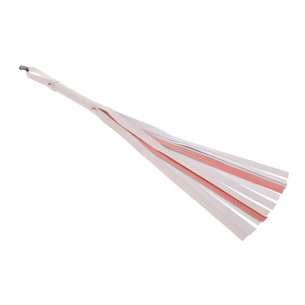 Sportsheets – S&M Peaches ‘n CreaMe Gestreifter Flogger – Cream & Orange