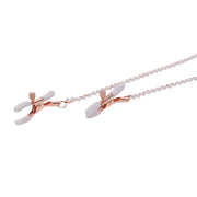 Sportsheets – S&M Peaches ‘n CreaMe Halsband mit Brustwarzenklemmen – Cream