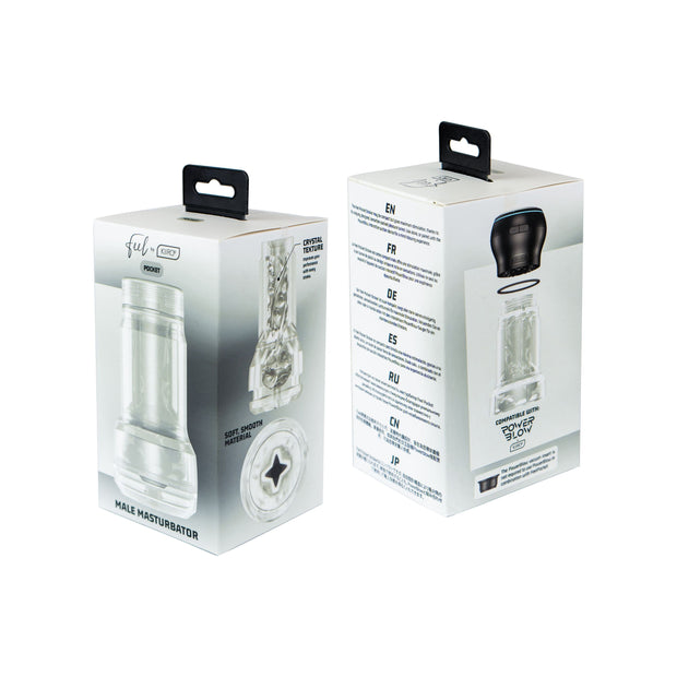 Kiiroo – Feel Crystal Pocket Stroker – Schwarz