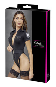 Cottelli COSTUMES – Suspender Body Special Police – Schwarz