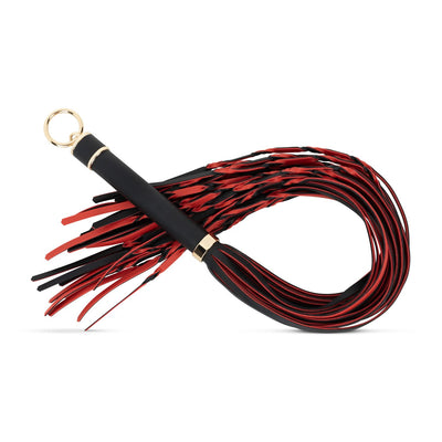 Fetish Collection - Flogger 64 cm - Rot und Schwarz