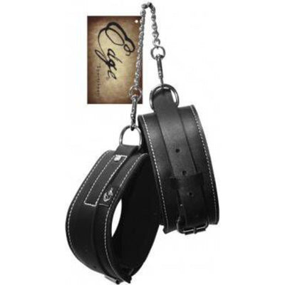 SPORTSHEETS – Edge Leder Knöchel Fesseln – Verstellbar