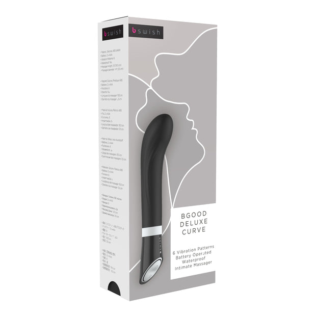 B Swish – BGOOD DELUXE CURVE G-Punkt Vibrator – Schwarz