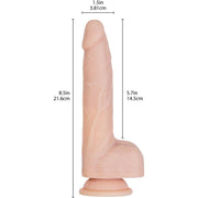 Naked Addiction – Stoßender & Vibrierender Dildo – 21,6 cm