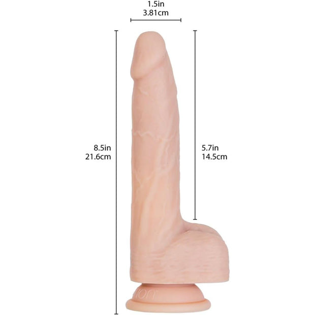 Naked Addiction – Stoßender & Vibrierender Dildo – 21,6 cm