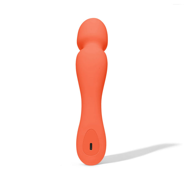 Dame – Min Mini Wand Vibrator – Papaya
