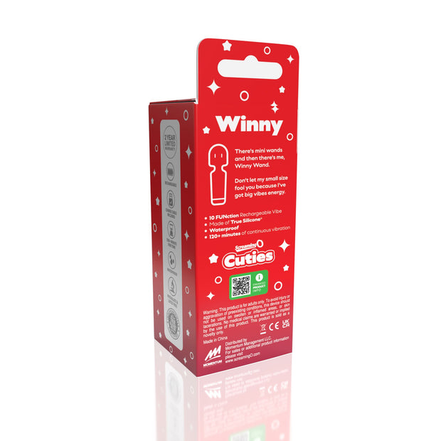 Screaming O – Cuties Winny Mini Wand Vibrator – Grün