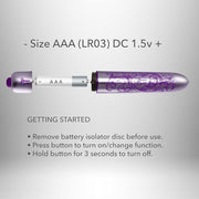 Rocks Off – Boudoir Bullets RO-90 – Flieder