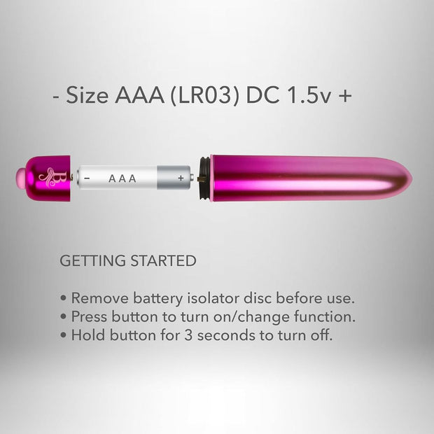 Rocks Off – Boudoir Bullets RO-90 Courtesan – Pink