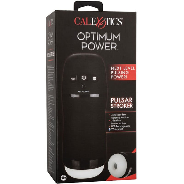 CALEXOTICS - OPTIMUM POWER MASTURBATOR MIT VIBRATION UND STIMULIERENDEN WELLEN