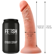 FETISH SUBMISSIVE CYBER STRAP - HARNESS MIT FERNBEDIENUNGS-DILDO-UHREN-TECHNOLOGIE