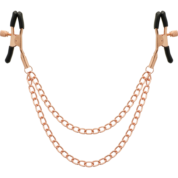COQUETTE CHIC DESIRE - FANTASY-NIPPELCLIPS AUS METALL MIT KETTE