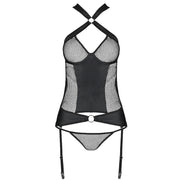 PASSION - AMANDA KORSETT ÖKOLOGISCHES LEDER L/XL