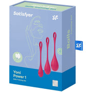SATISFYER - YONI POWER 1 TRAININGSSET ROT