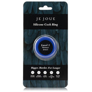 JE JOUE - BLAUER SILIKONRING - MINIMALE STRANGULATION