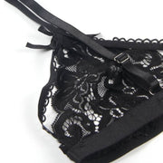 SUBBLIME - SET DREITEILIGES SET BH+ STRUMPFGÜRTEL + STRING L/XL