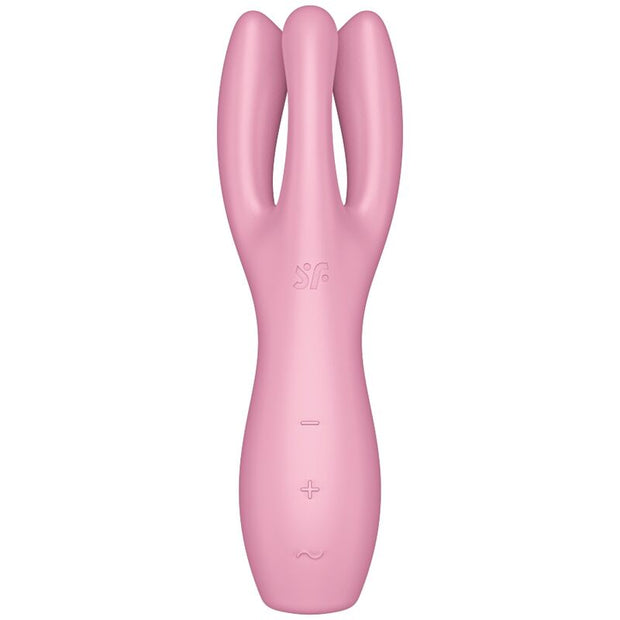 SATISFYER - THREESOME 3 VIBRATOR ROSA