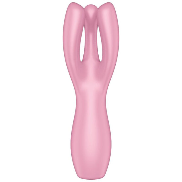 SATISFYER - THREESOME 3 VIBRATOR ROSA