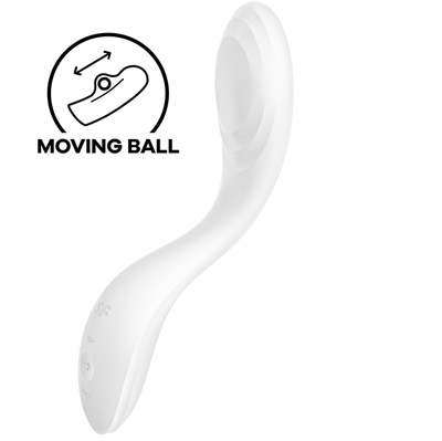 SATISFYER - RRROLLING PLEASURE GSPOT VIBRATOR WEISS