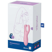 SATISFYER - THREESOME 4 VIBRATORAPP ROSA