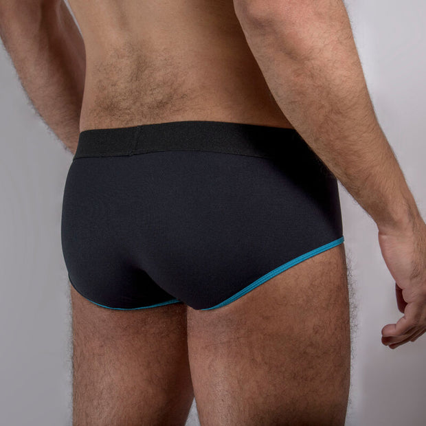 MACHO - MS24B KURZE UNTERHOSE DUNKELBLAU L