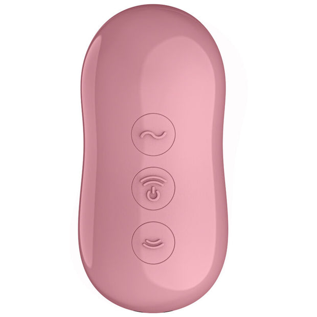 SATISFYER - COTTON CANDY AIR PULSE STIMULATOR & VIBRATOR ROSA