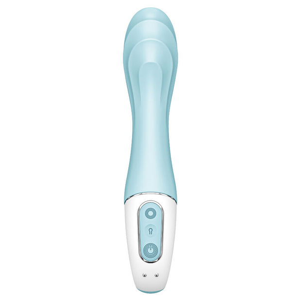SATISFYER - AIR PUMP VIBRATOR 5+ AUFBLASBARE G-SPOT-VIBRATOR-APP BLAU