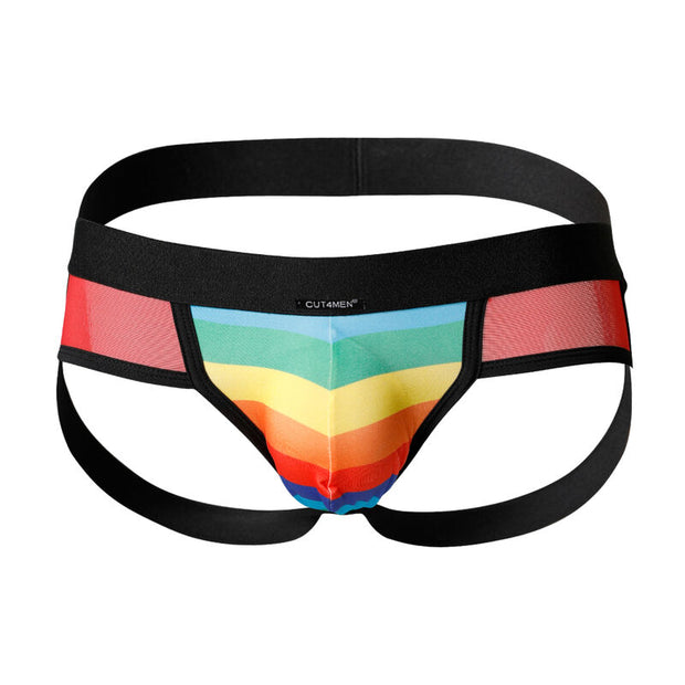 CUT4MEN - JOCKSTRAP REGENBOGEN XL