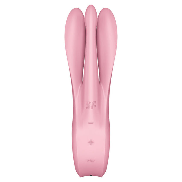 SATISFYER - THREESOME 1 VIBRATOR ROSA
