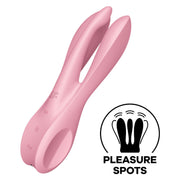 SATISFYER - THREESOME 1 VIBRATOR ROSA