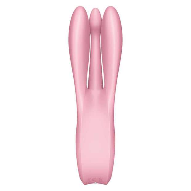 SATISFYER - THREESOME 1 VIBRATOR ROSA