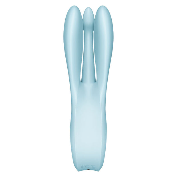 SATISFYER - THREESOME 1 VIBRATOR BLAU