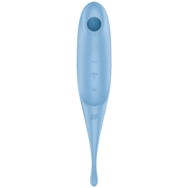 SATISFYER - TWIRLING PRO AIR PULSE STIMULATOR & VIBRATOR BLAU