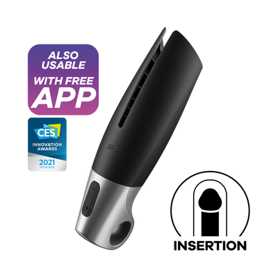 SATISFYER - POWER MASTURBATOR SCHWARZ