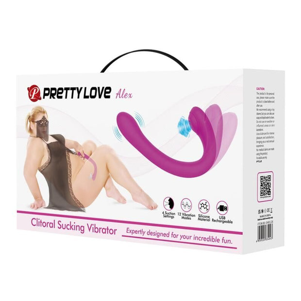 PRETTY LOVE - ALEX VIBRATOR UND LILA KLITORISSTIMULIERENDE WELLEN