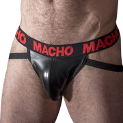 MACHO - MX25RC JOCK ROTES LEDER S