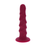 GET REAL - RIBBED DONG 12 CM ROT