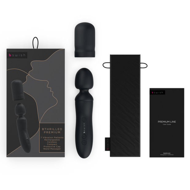 B SWISH - BTHRILLED VIBRATOR STAB PREMIUM SCHWARZ