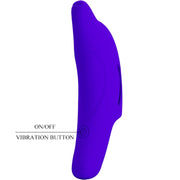 PRETTY LOVE - DELPHINI LEISTUNGSSTARKER DUNKELBLAUER FINGERSTIMULATOR