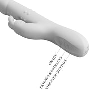 PRETTY LOVE - REESE VIBRATOR MIT SILBERNE ROTATION