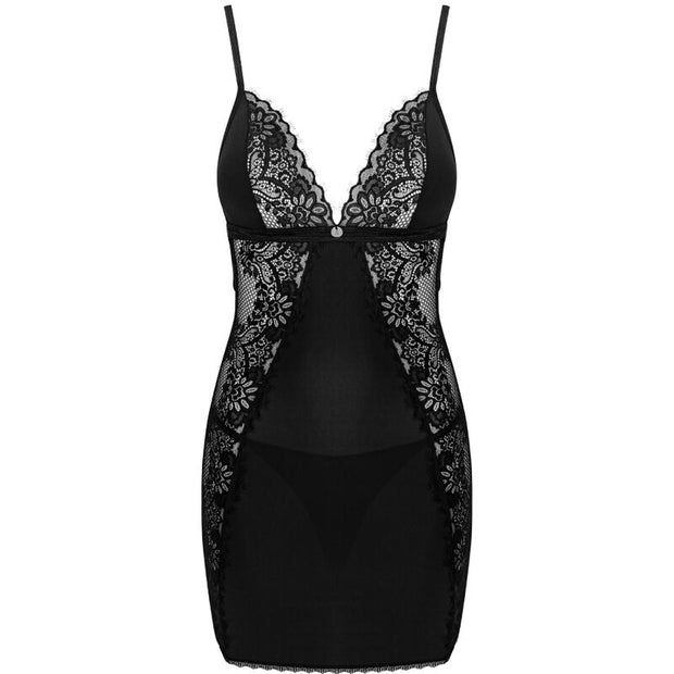 OBSESSIVE - MADERRIS CHEMISE & TANGA M/L