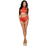 ME-SEDUCE - MONA SET ROT L/XL