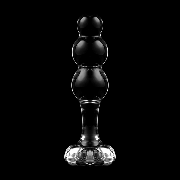 NEBULA SERIES BY IBIZA - MODELL 1 STECKER BOROSILIKATGLAS TRANSPARENT 10.5 CM -O- 3 CM