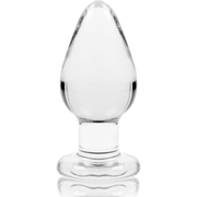 NEBULA SERIES BY IBIZA - MODELL 3 ANALPLUG BOROSILIKATGLAS TRANSPARENT 11 CM -O- 5 CM