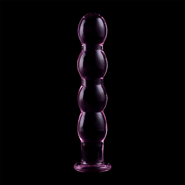 NEBULA SERIES BY IBIZA - MODELL 10 DILDO BOROSILIKATGLAS ROSA 16.5 CM -O- 3.5 CM