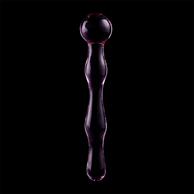 NEBULA SERIES BY IBIZA - MODELL 13 DILDO BOROSILIKATGLAS ROSA 18 CM -O- 3.5 CM