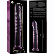 NEBULA SERIES BY IBIZA - MODELL 16 DILDO BOROSILIKATGLAS ROSA 18.5 CM -O- 3 CM