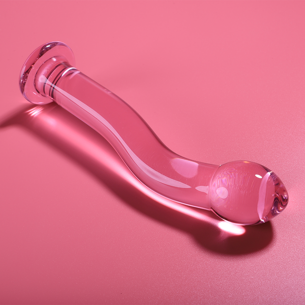 NEBULA SERIES BY IBIZA - MODELL 18 DILDO BOROSILIKATGLAS ROSA 18.5 CM -O- 3.5 CM