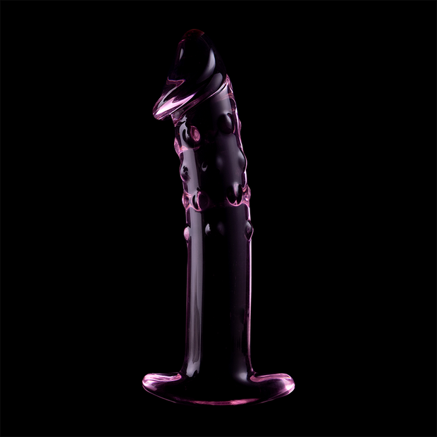 NEBULA SERIES BY IBIZA - MODELL 19 DILDO BOROSILIKATGLAS ROSA 18.5 CM -O- 4 CM