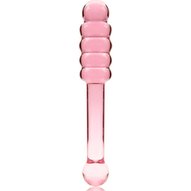 NEBULA SERIES BY IBIZA - MODELL 20 DILDO BOROSILIKATGLAS ROSA 20.5 CM -O- 3 CM